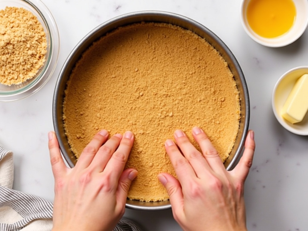 Easy No-Bake Strawberry Cheesecake detail image