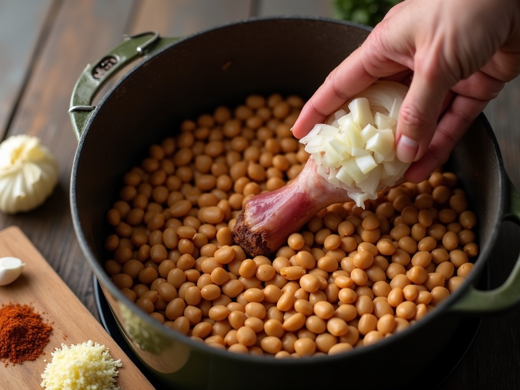 Appalachian Recipes - Hearty Appalachian Soup Beans: A Classic Comfort Food Recipe detail image
