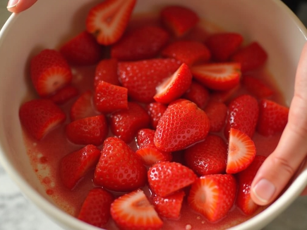 strawberry bars - Easy Strawberry Dessert Bars: A Sweet Taste of Summer detail image