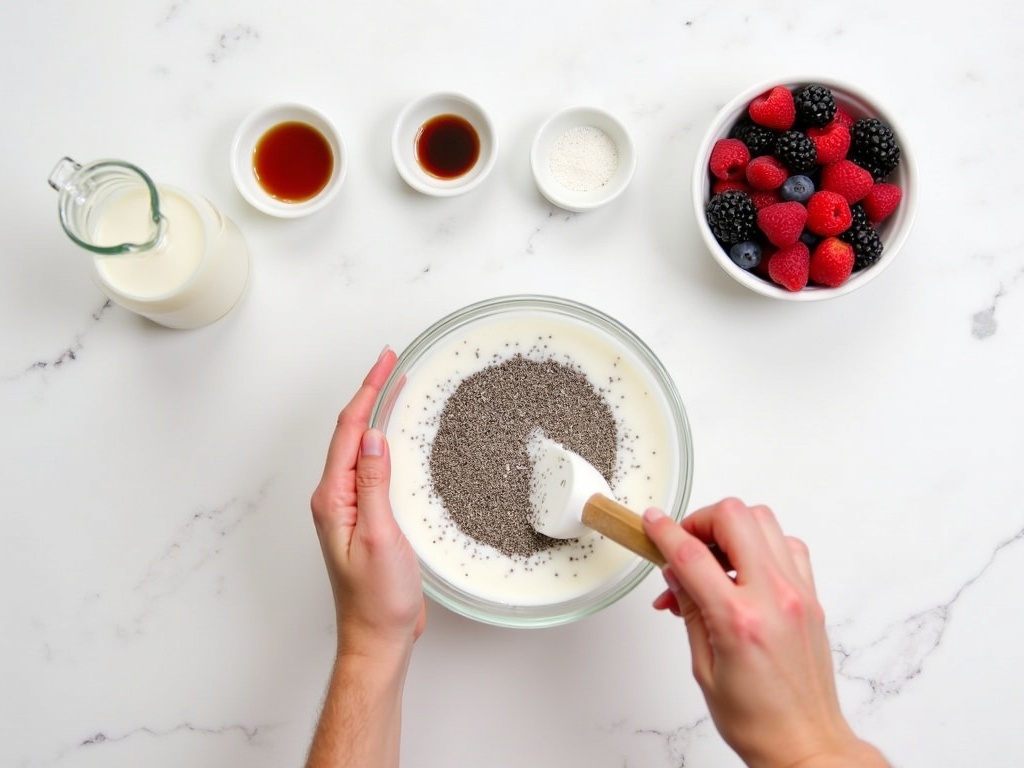 5-Minute Berry Chia Pudding: The Ultimate Easy Healthy Dessert detail image