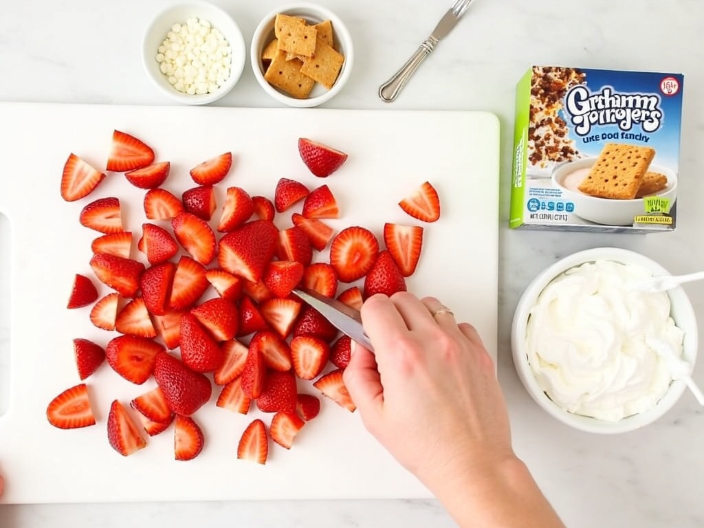 Easy No-Bake Strawberry Icebox Cake detail image