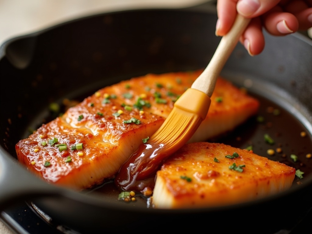 Easy Pan-Seared Sablefish with Miso Glaze detail image