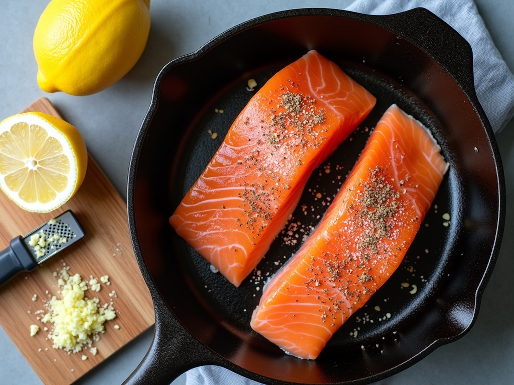 lemon salmon recipes - Easy Lemon Salmon: A Bright & Healthy Weeknight Dinner detail image