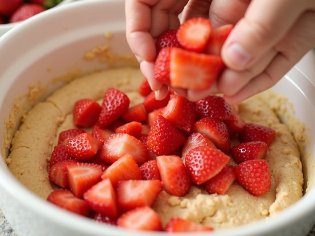 fresh strawberry recipes - Strawberry Shortcake Cookies: A Sweet Taste of Summer detail image