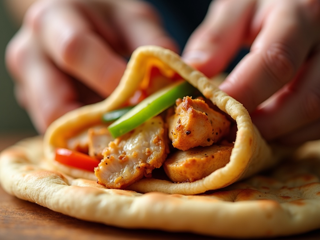 Easy Greek Chicken Pita: A Flavorful Weeknight Dinner detail image