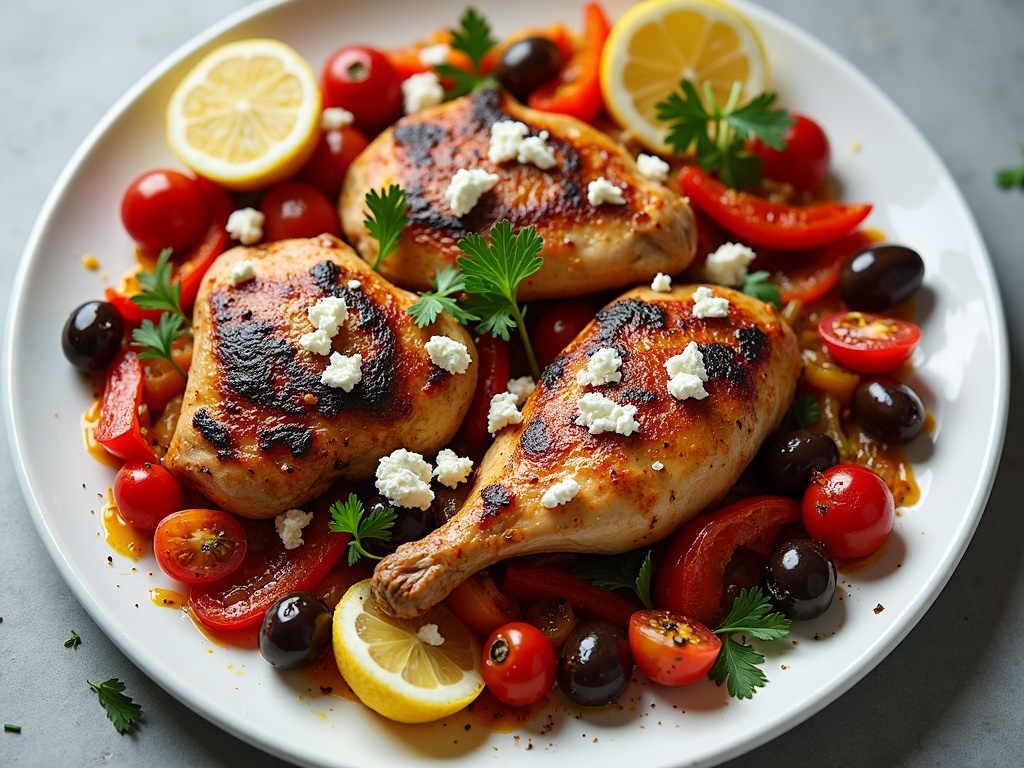 Easy One-Pan Mediterranean Chicken Dinner