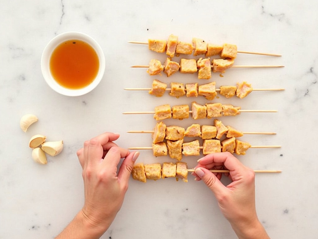Easy Grilled Chicken Skewers: A Flavorful Weeknight Dinner detail image