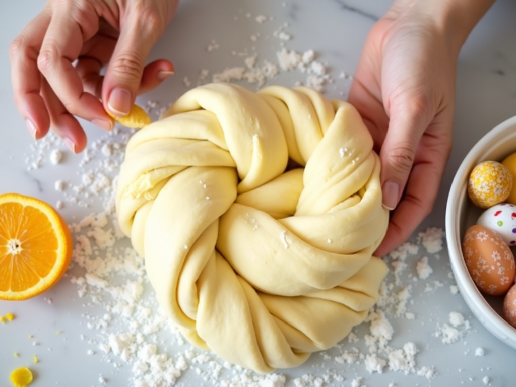 Italian Easter Bread: A Sweet, Braided Tradition detail image