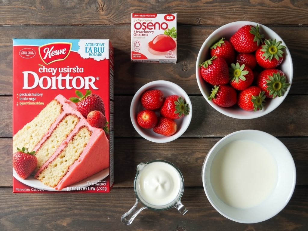 strawberry cake mix recipes - Doctored Strawberry Cake Mix Hacks: Easy, Elevated Desserts detail image