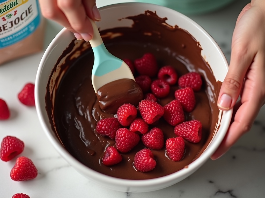 Fruit Chocolate Cupcakes: A Burst of Berry Bliss detail image