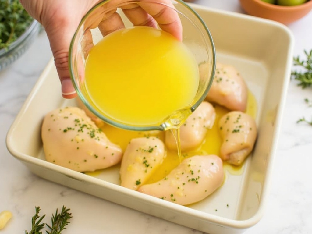 A Bright & Easy Spring Dinner: Lemon Herb Roasted Chicken & Asparagus detail image