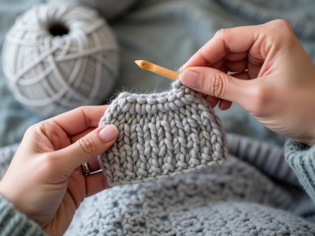 crochet cardigan pattern - Cozy Up with a Homemade Crochet Cardigan: A Beginner-Friendly Pattern detail image