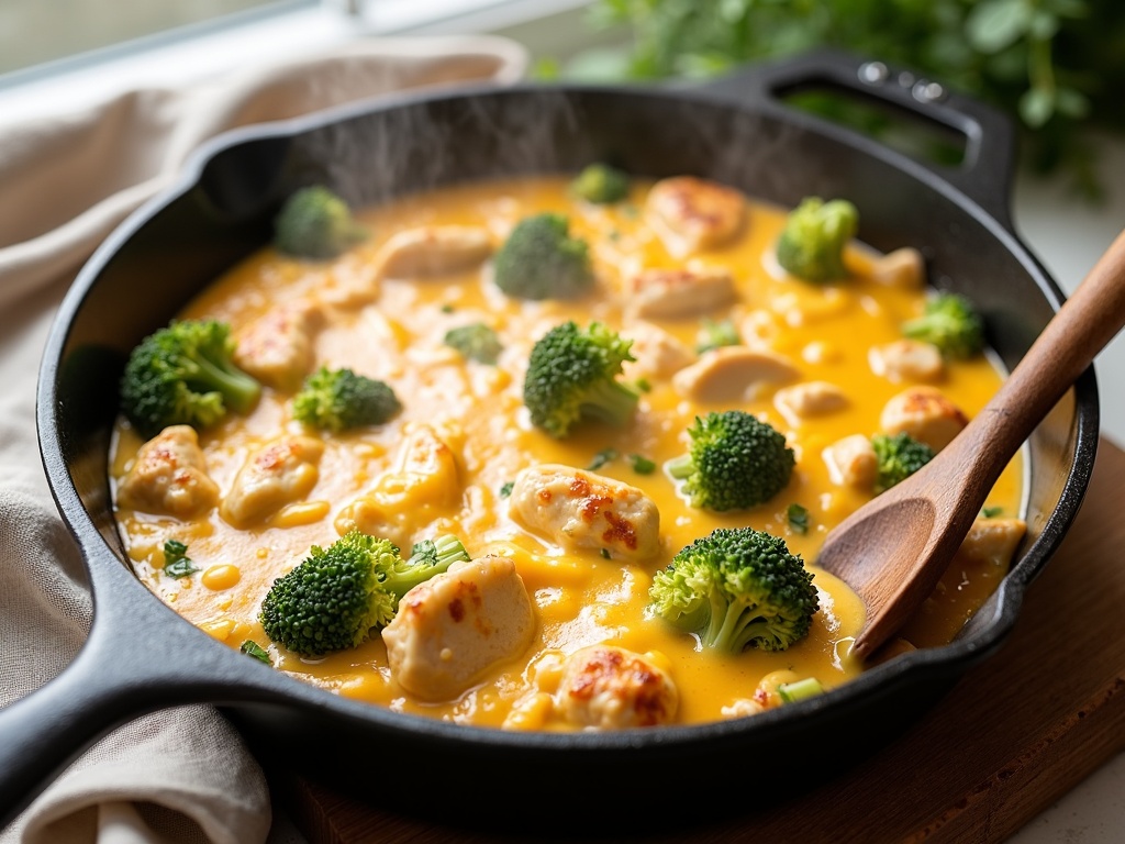 Easy Keto Dinners: Cheesy Chicken Broccoli Bake