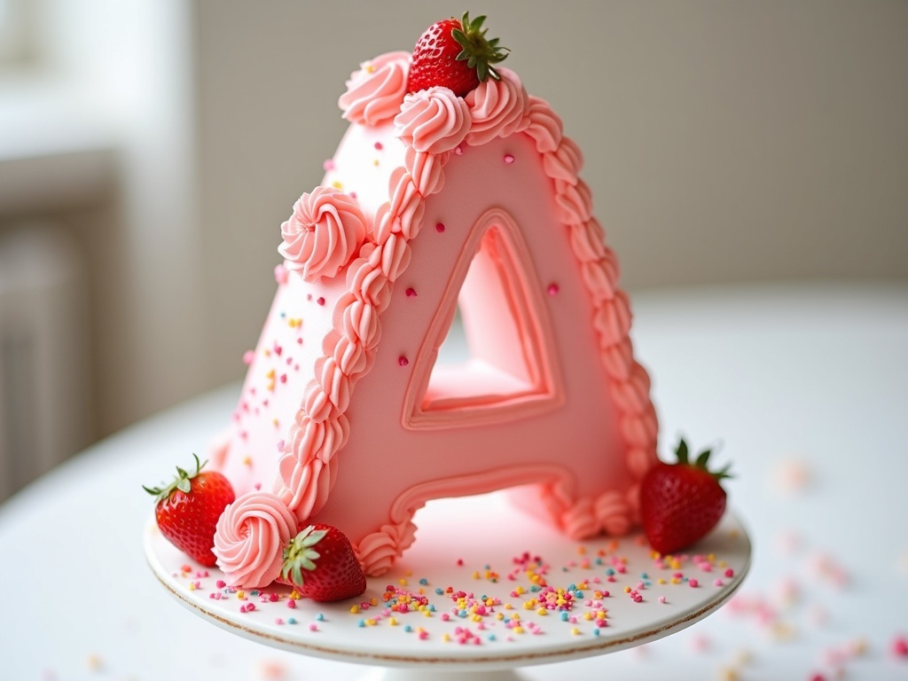 How to Make a Stunning Letter Cake Birthday Dessert