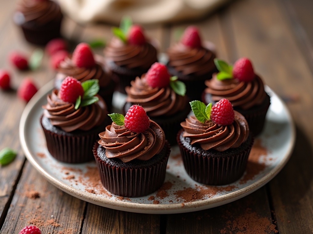 Fruit Chocolate Cupcakes: A Burst of Berry Bliss hero image