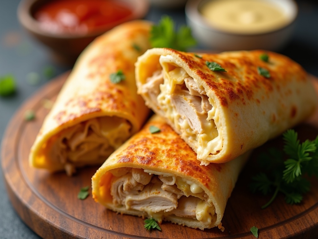 Cheesy Garlic Chicken Wraps: A Quick Weeknight Dinner
