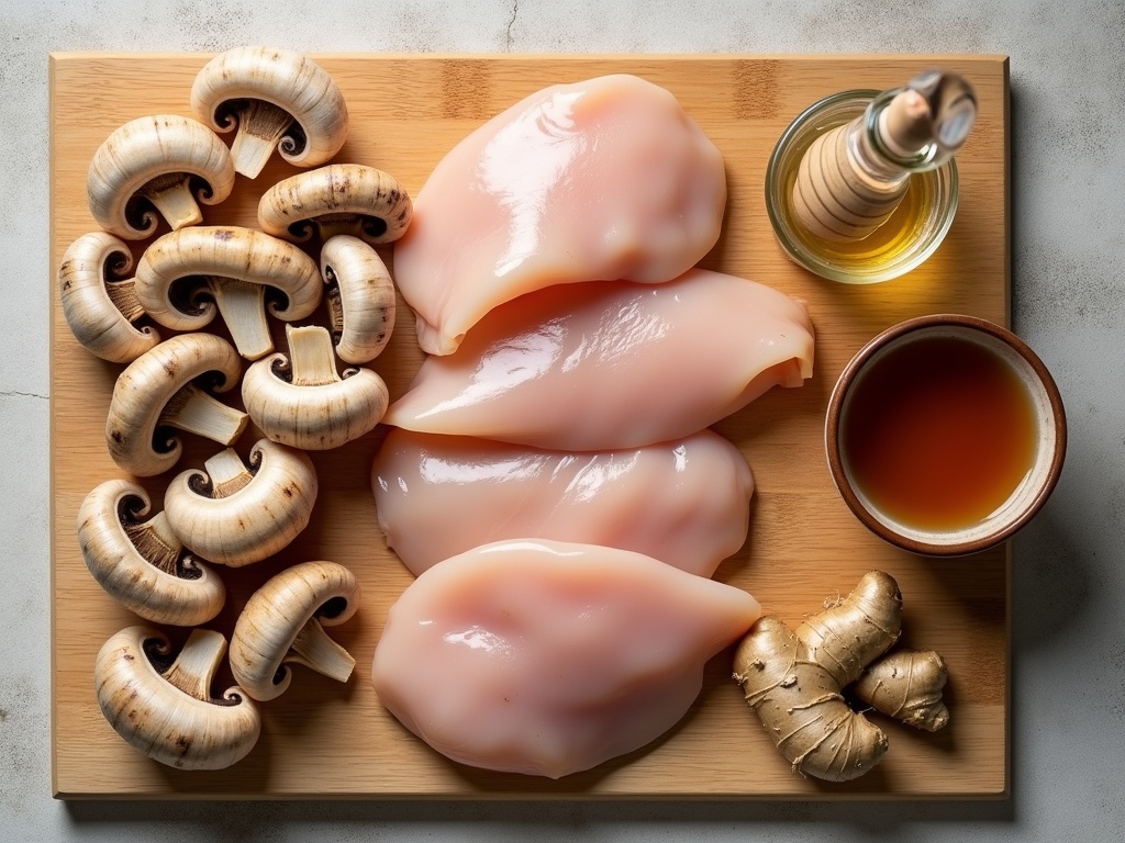 Quick Mushroom Chicken Stir Fry Recipe for Busy Weeknights detail image