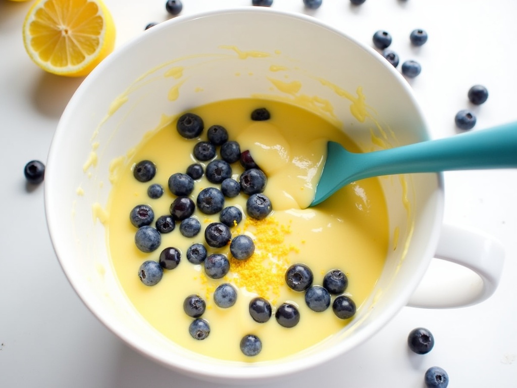 Easy Summer Entertaining Recipes: Lemon Blueberry Bundt Cake detail image