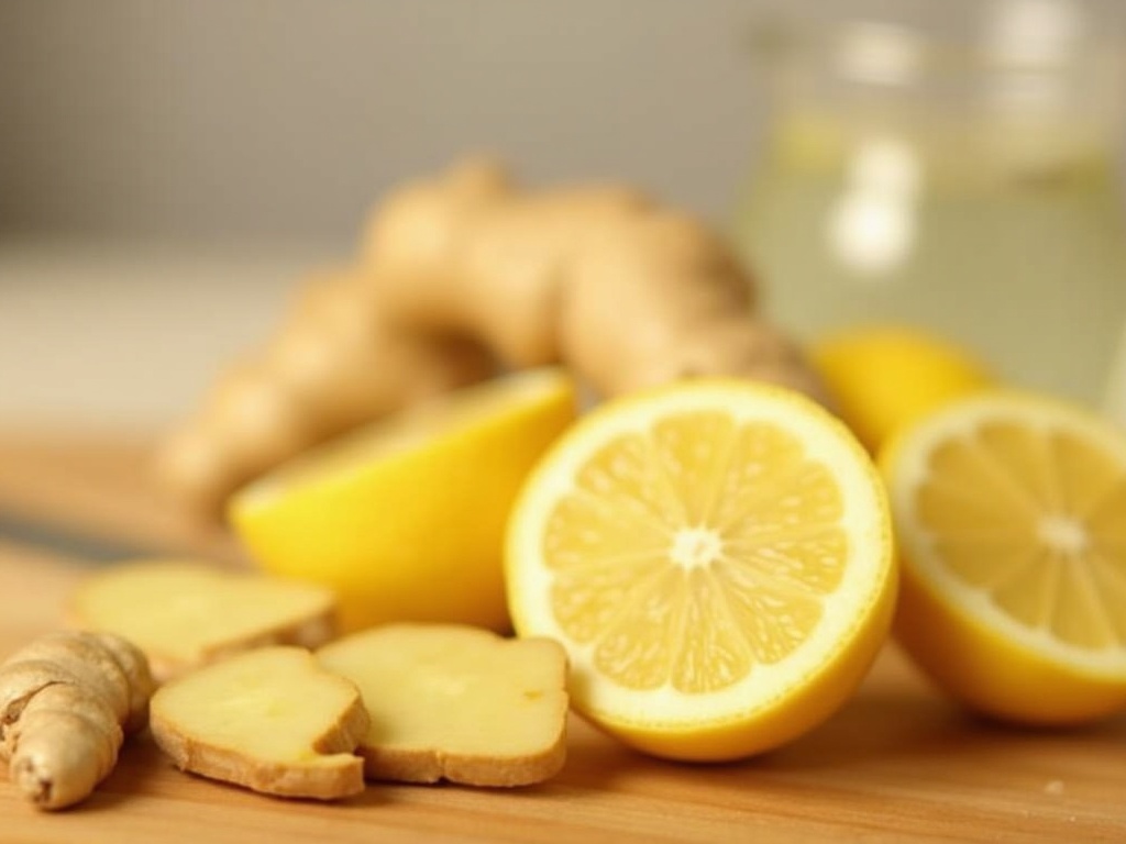 Healing with Water: A Healthy Lemon Ginger Tea Recipe detail image