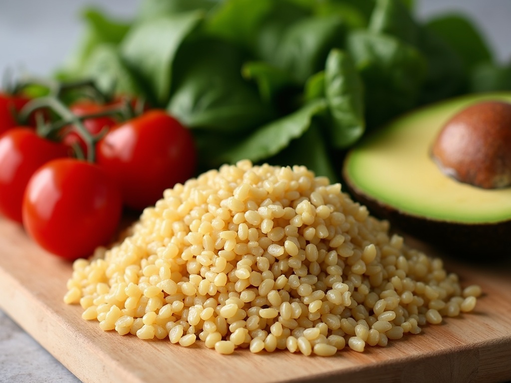 Power-Packed Quinoa Avocado Spinach Salad Recipe detail image