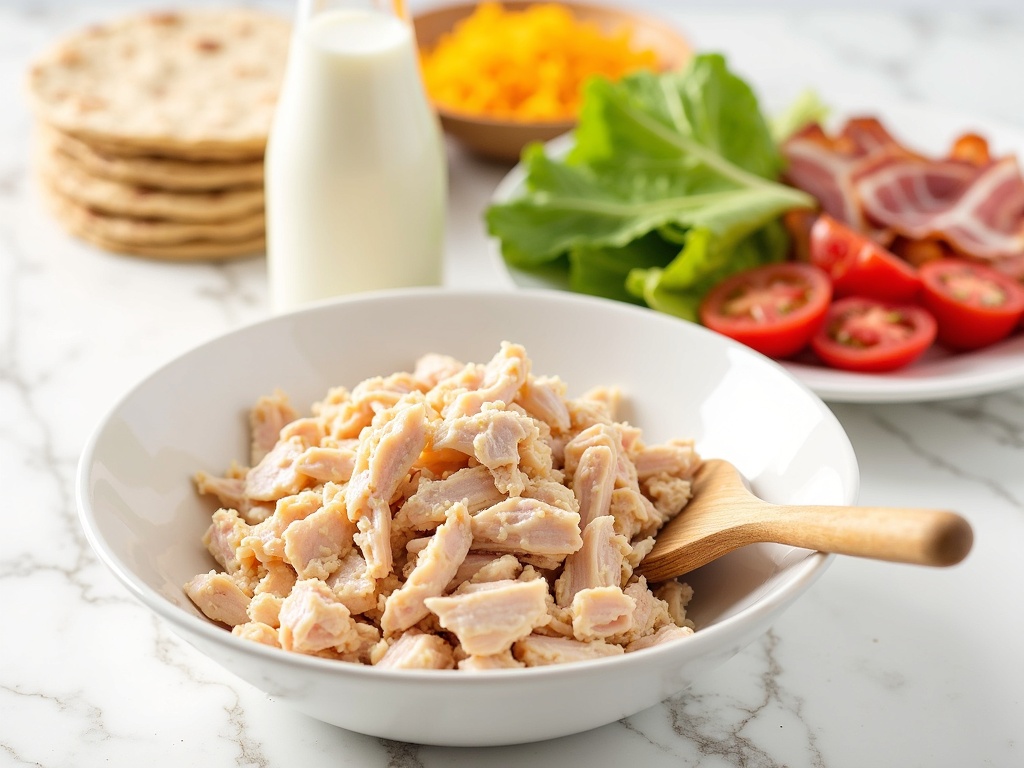 Easy Chicken Bacon Ranch Wraps Recipe detail image
