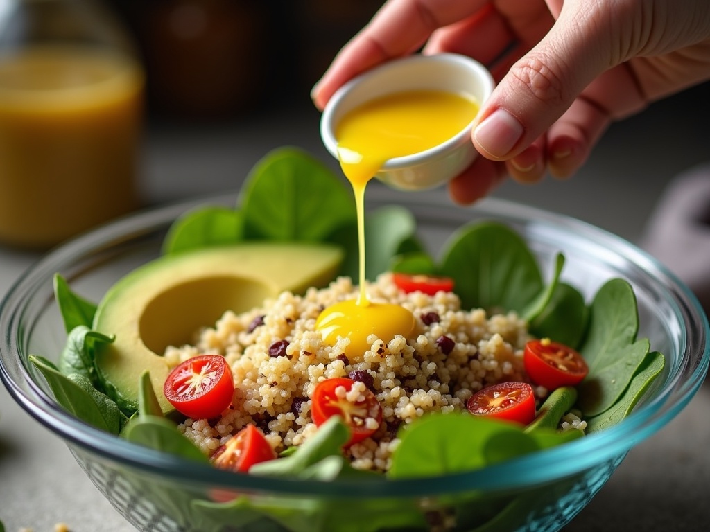 Quinoa Avocado Spinach Power Salad: A Wholesome Meal in Minutes detail image