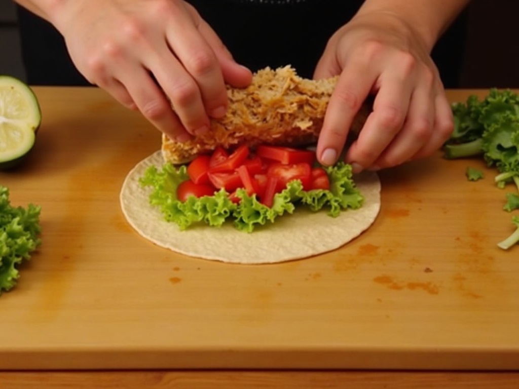 Easy Chicken Wraps for Quick Weeknight Dinners detail image