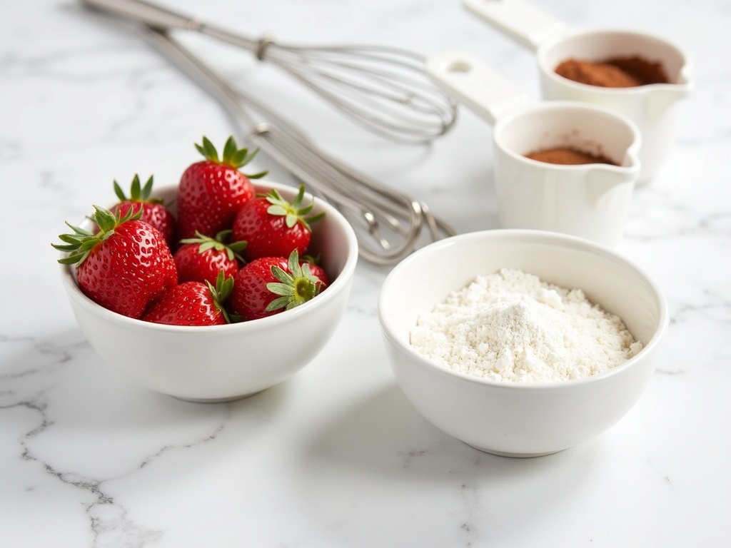 Decadent Chocolate Strawberry Cupcakes Recipe detail image