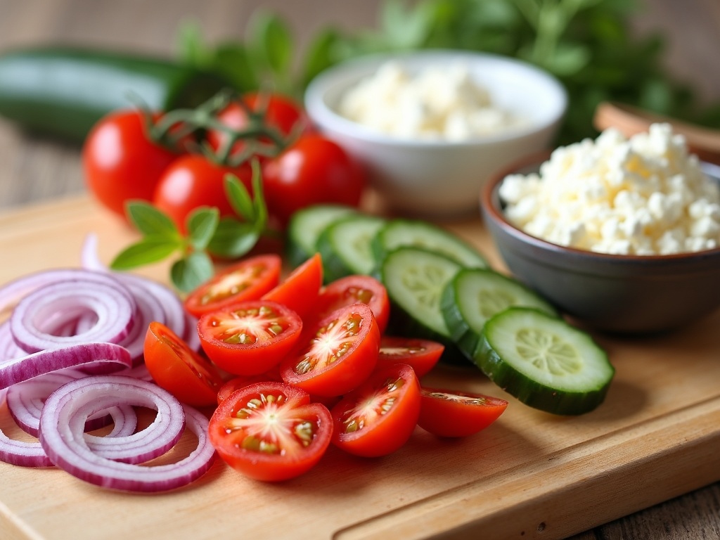 Greek Chopped Salad: A Fresh and Flavorful Side Dish detail image