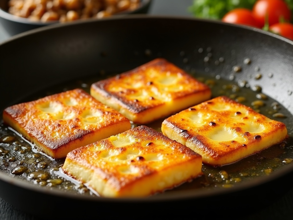 Fried Halloumi Lentil Salad: A Hearty & Satisfying Meal detail image