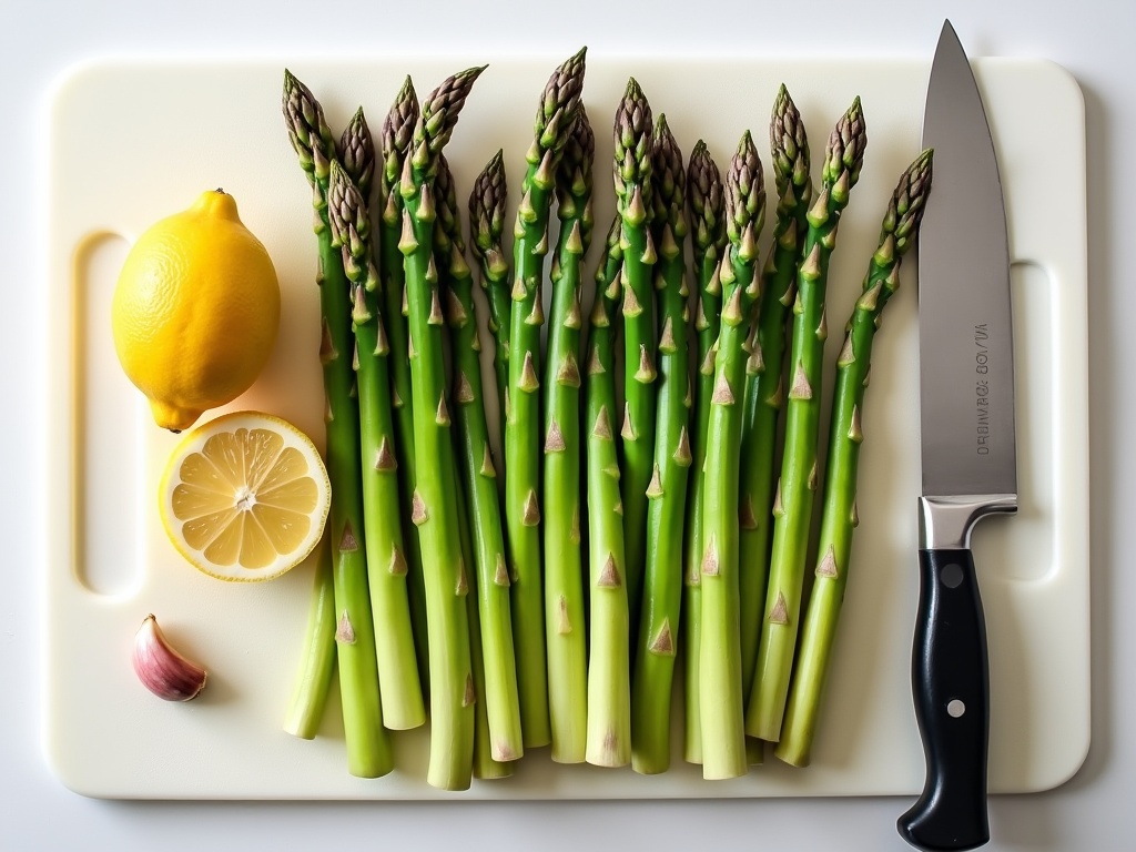 asparagus recipes - Creamy Lemon Asparagus Pasta: A Weeknight Winner detail image