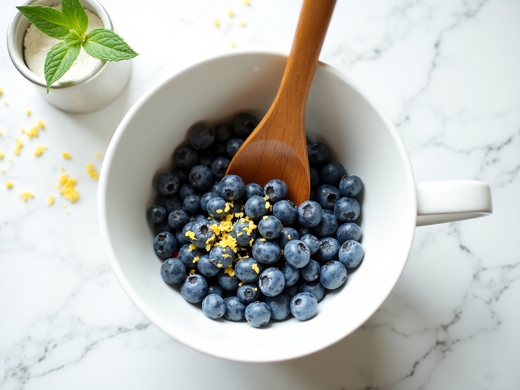 Easy Summer Entertaining Recipes: Lemon Blueberry Bundt Cake detail image