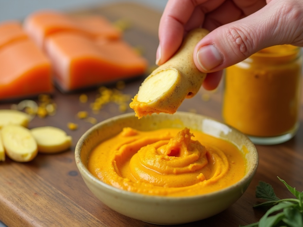 15-Minute Turmeric Ginger Salmon Bowls: Easy Anti Inflammation Recipes detail image