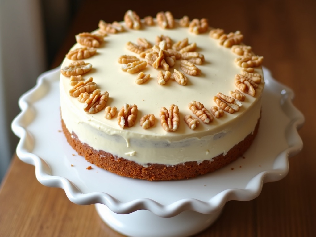 Moist Vegan Carrot Cake with Creamy Frosting