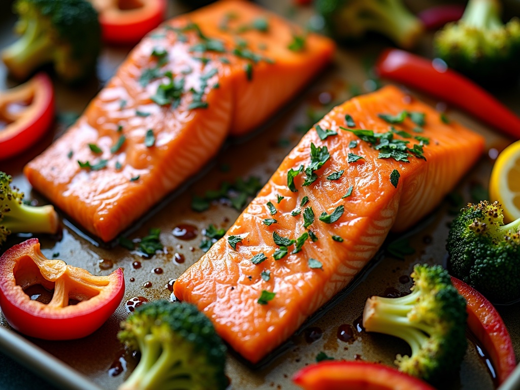Quick and Healthy Recipes: One-Pan Lemon Herb Salmon and Veggies