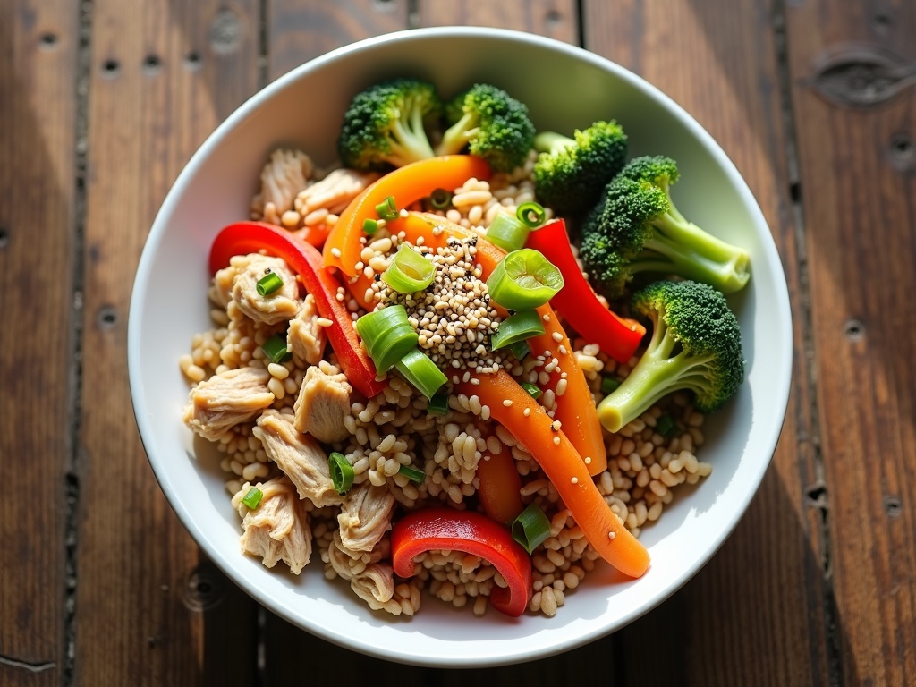 Crock Pot Chicken Bowls: Easy Healthy Chicken Rice Bowls