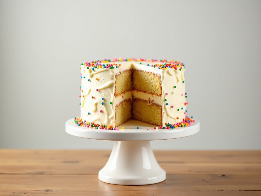 Starbucks Copycat Birthday Cake: Moist Vanilla Layer Cake Recipe