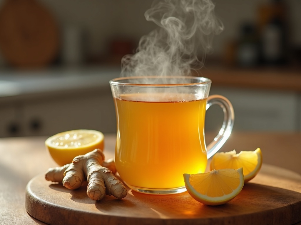 Healing with Water: A Healthy Lemon Ginger Tea Recipe