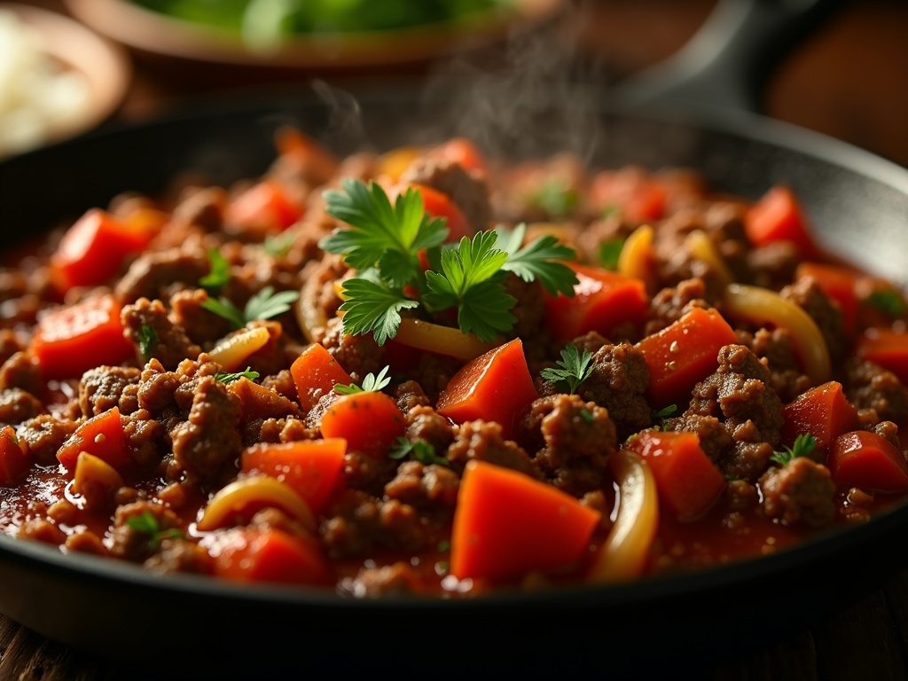 10-Minute Ground Beef Skillet Dinner