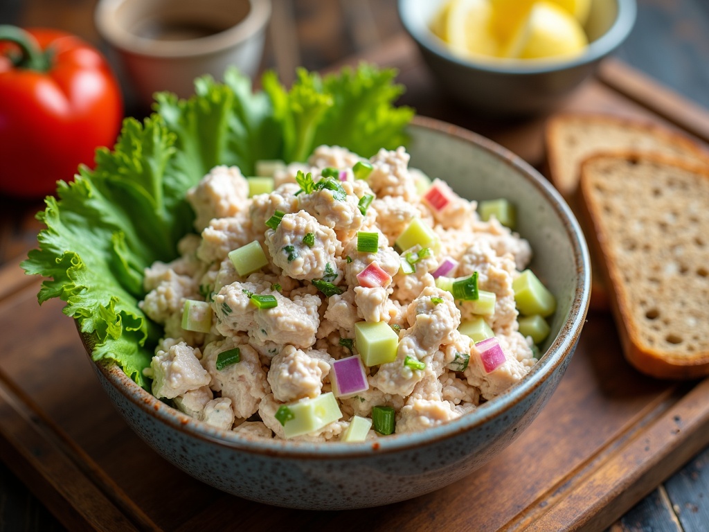 Light and Creamy Healthy Tuna Salad