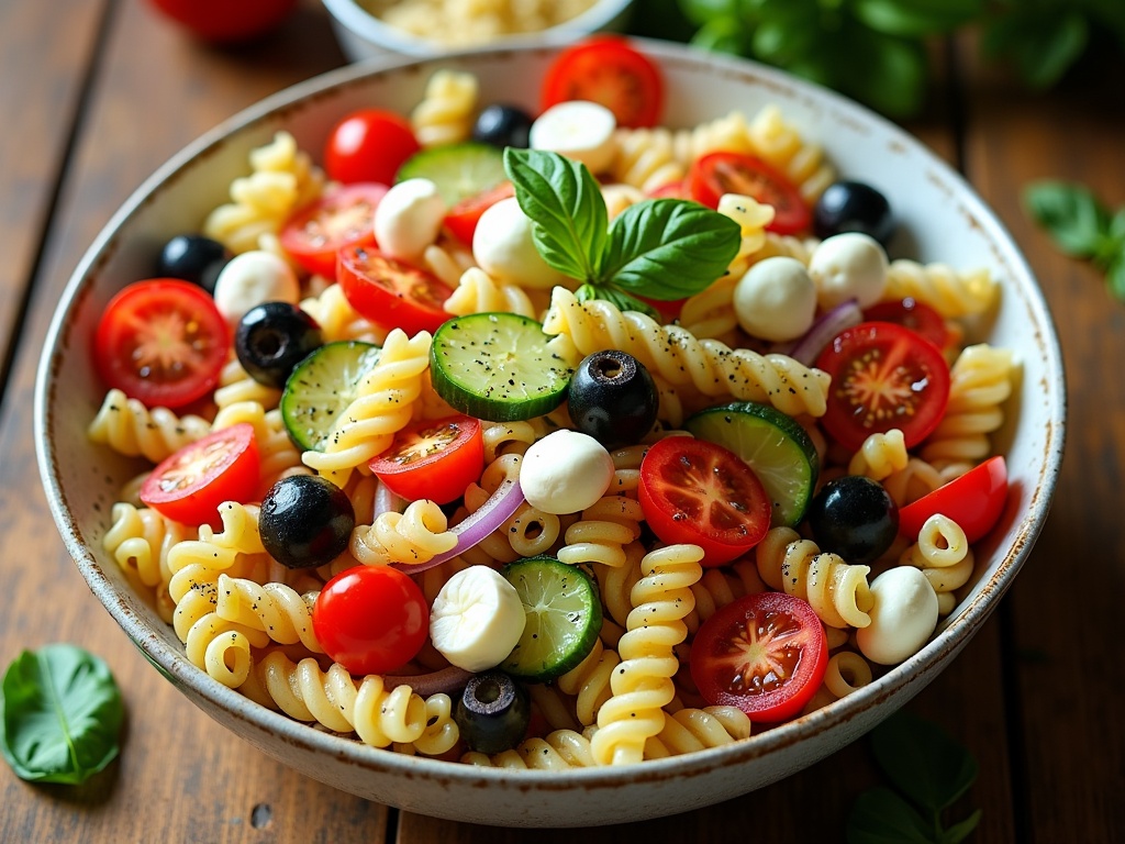 Loaded Easy Pasta Salad Recipe for Summer Gatherings