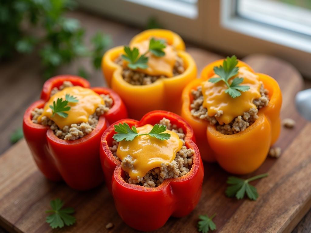 High Protein Meal Prep: Easy Turkey and Quinoa Stuffed Peppers