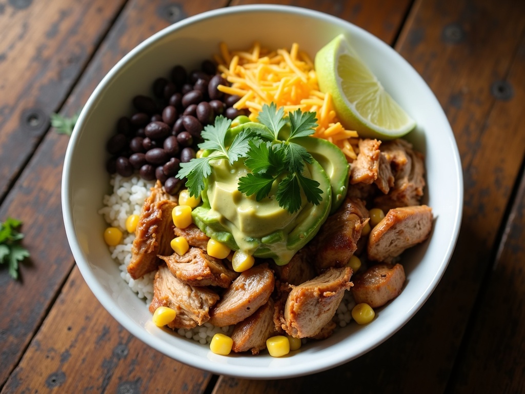 Crock Pot Fiesta Chicken Bowls: Easy Weeknight Dinner