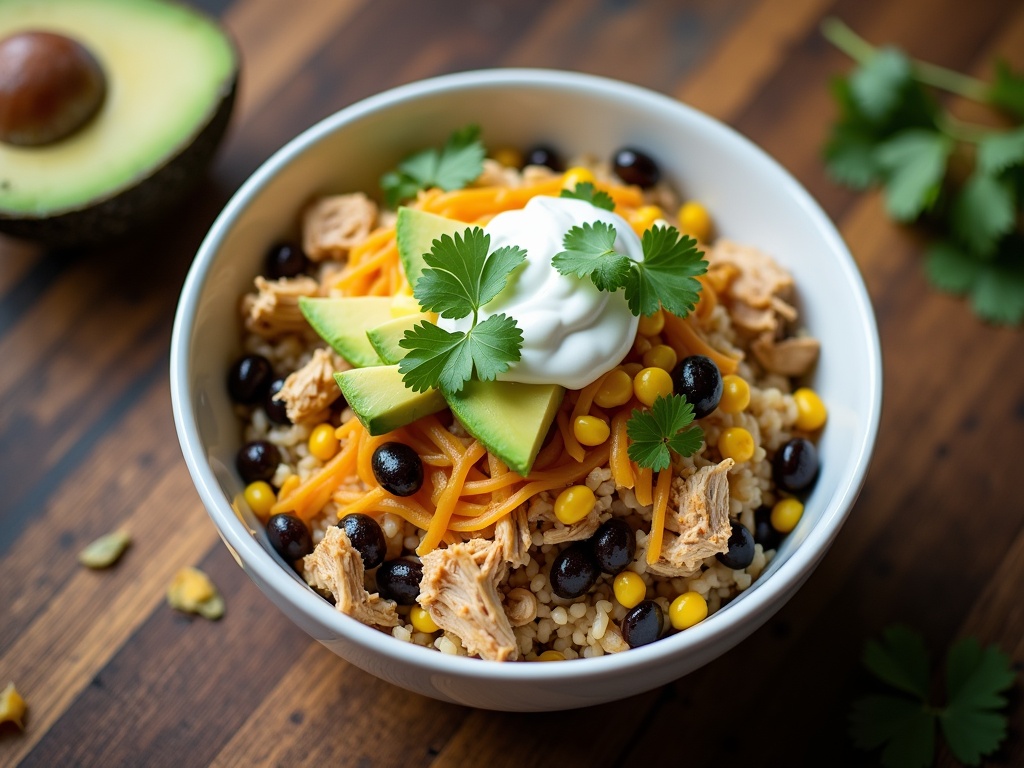 Crock Pot Fiesta Chicken Rice Bowls: An Easy Weeknight Dinner