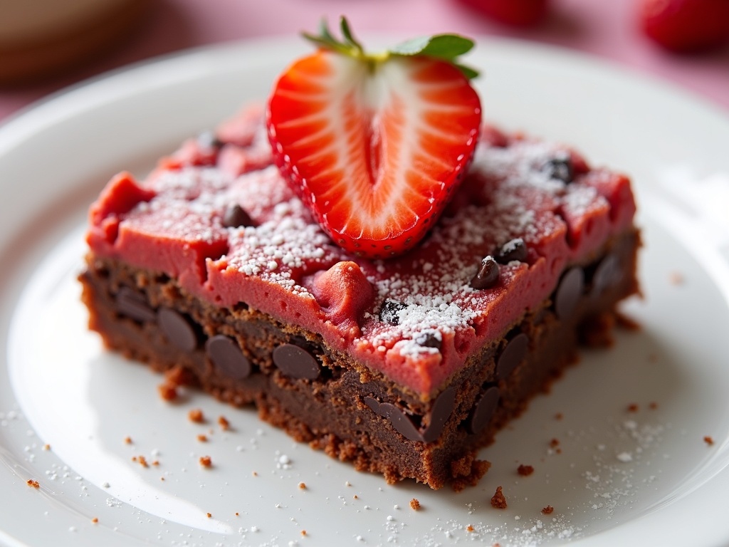 Strawberry Brownies: A Fruity Twist on a Classic Dessert hero image