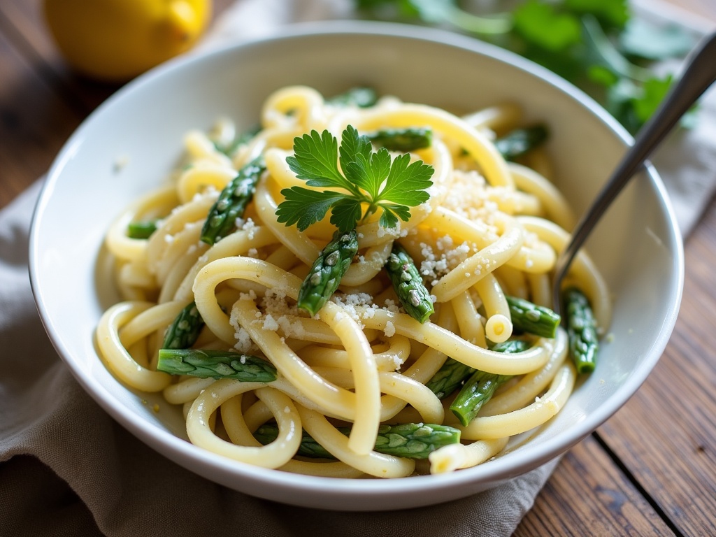 Creamy Lemon Asparagus Pasta: A Weeknight Winner